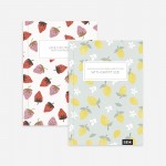 Taškuota užrašinė - strawberries & lemons