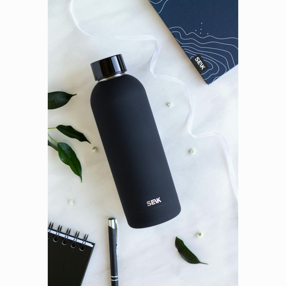 Gertuvė/termosas – juoda 500 ml