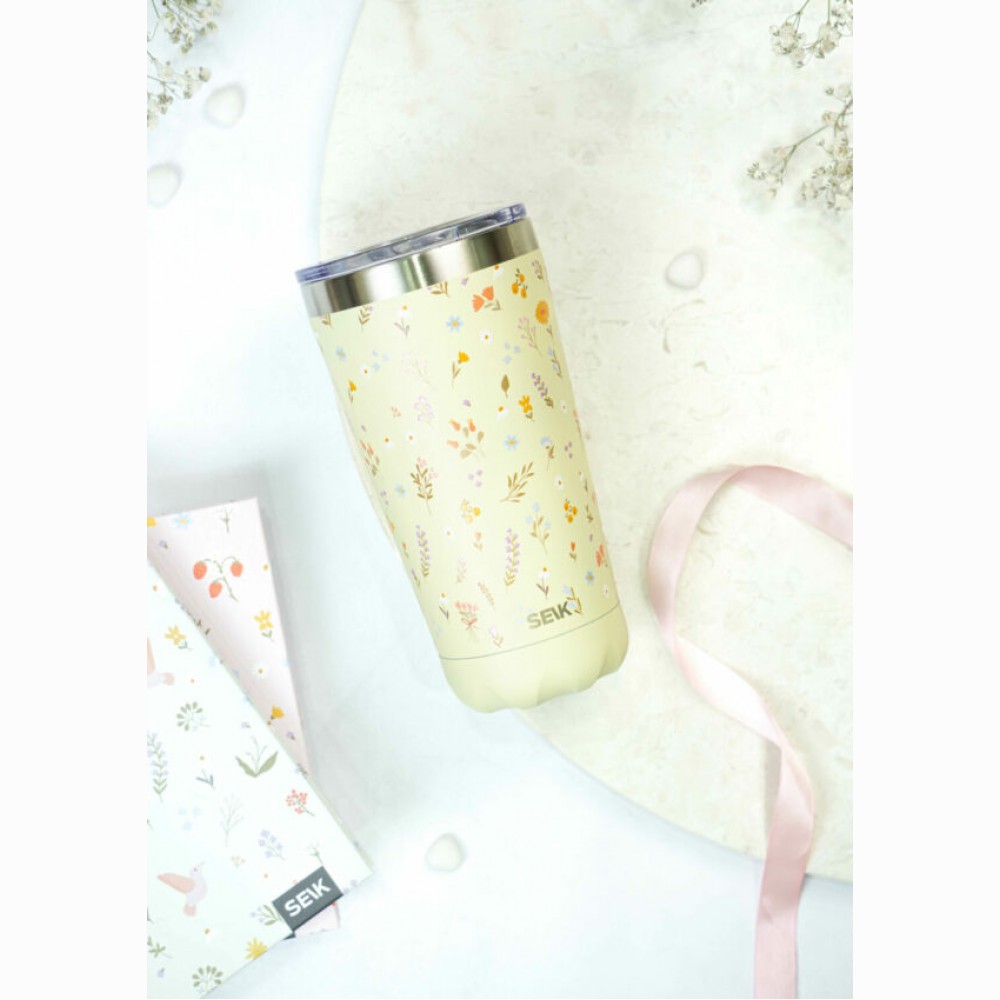 Termosinis puodelis  gėlės, 350 ml