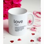 Originalaus dizaino puodelis - „Love“