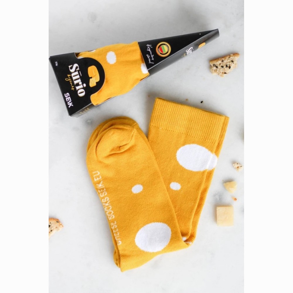 Brandintos sūrio kojinės #suriokojines (dydis 35-40)