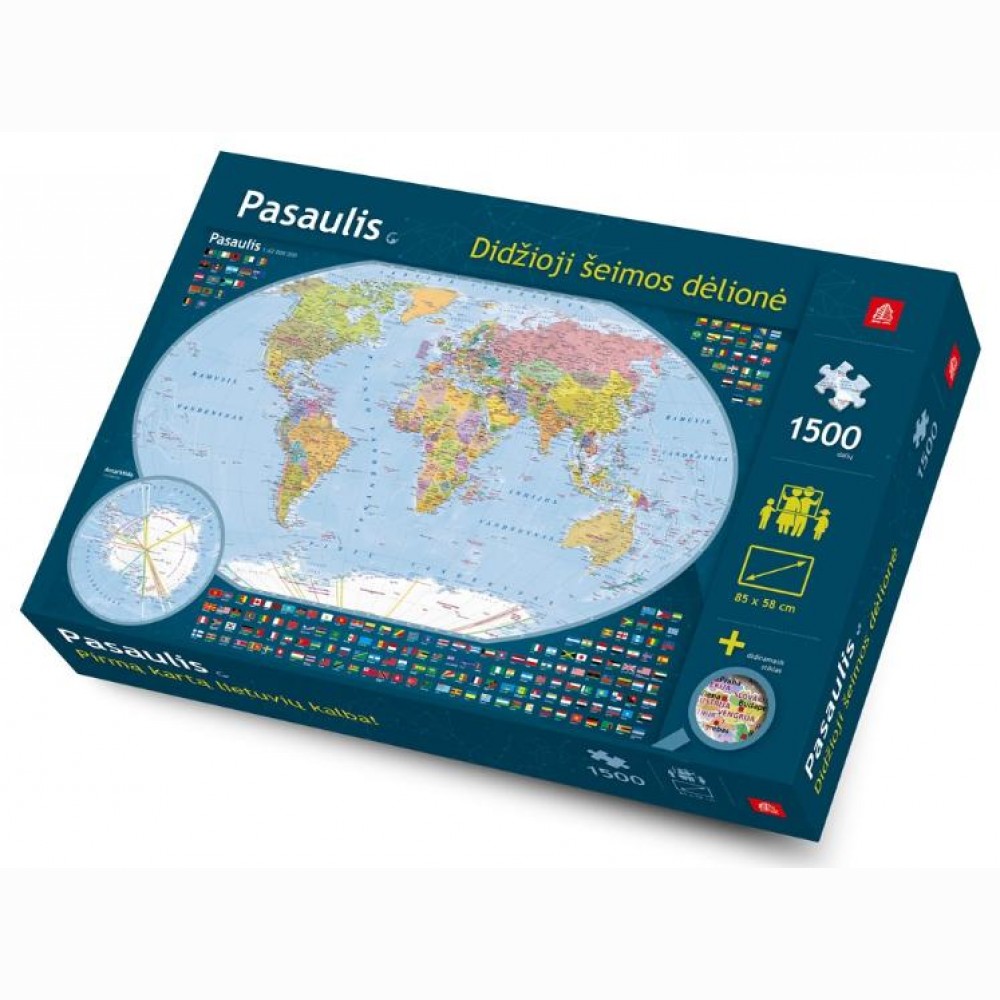 Pasaulis. Didžiojo šeimos delione 1500 detalių