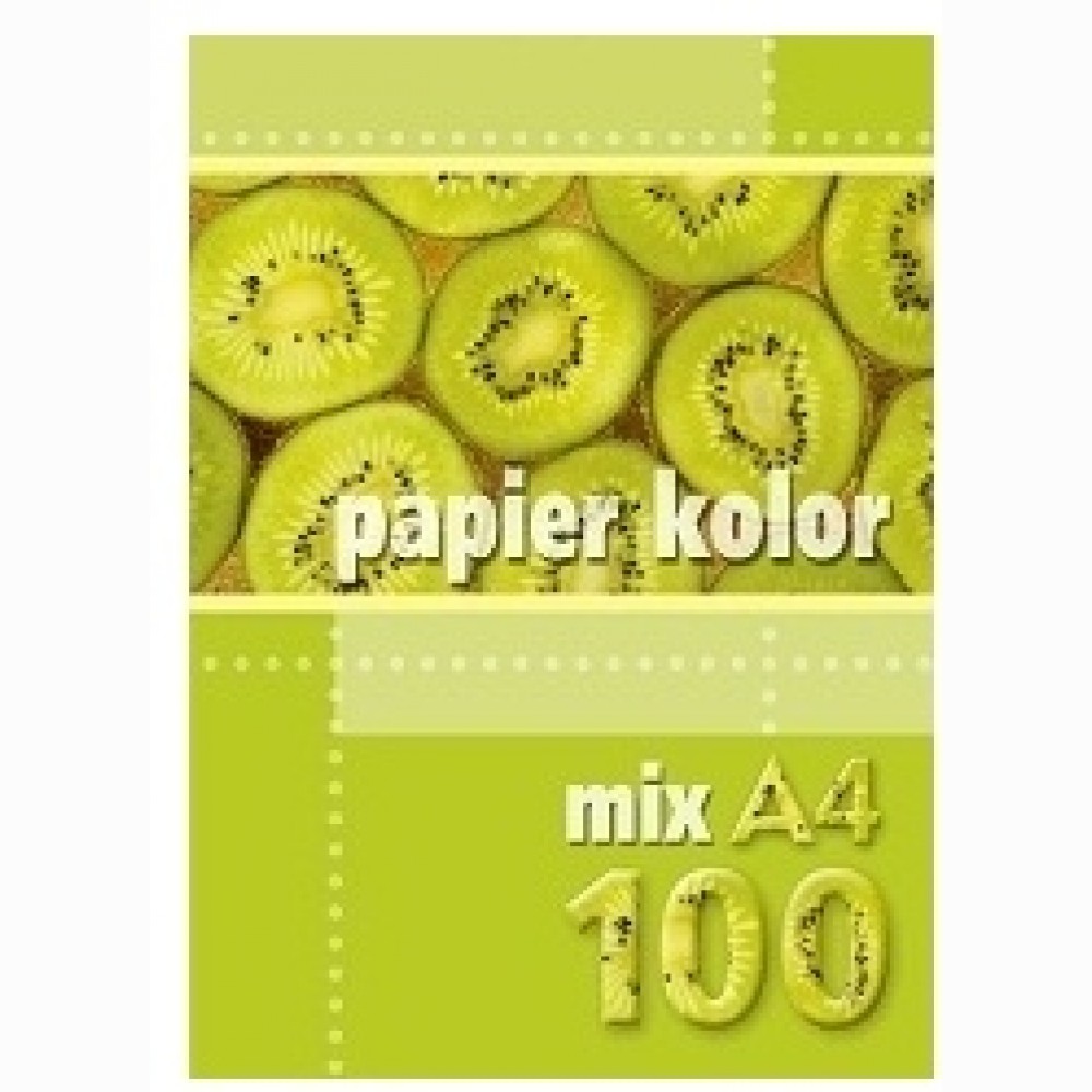 Popier.spalvotas A4 mix 100 lapų PSL4100