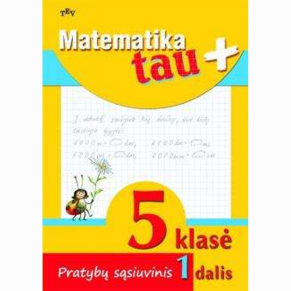 Matematika Tau Plius. 5 kl. pr. sąs. 1 d.
