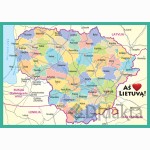 Žemėlapis - atvirlaiškis 