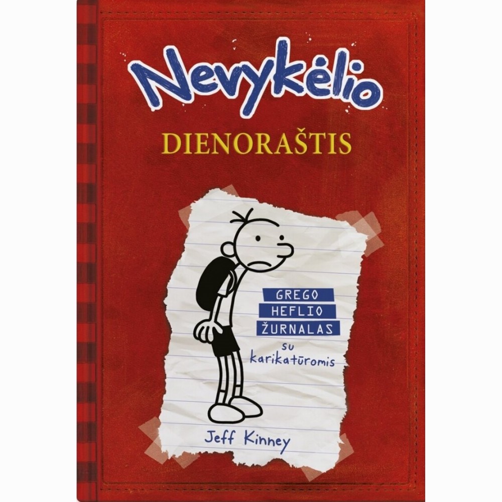 Nevykėlio dienoraštis 1. Grego Heflio žurnalas su karikatūromis