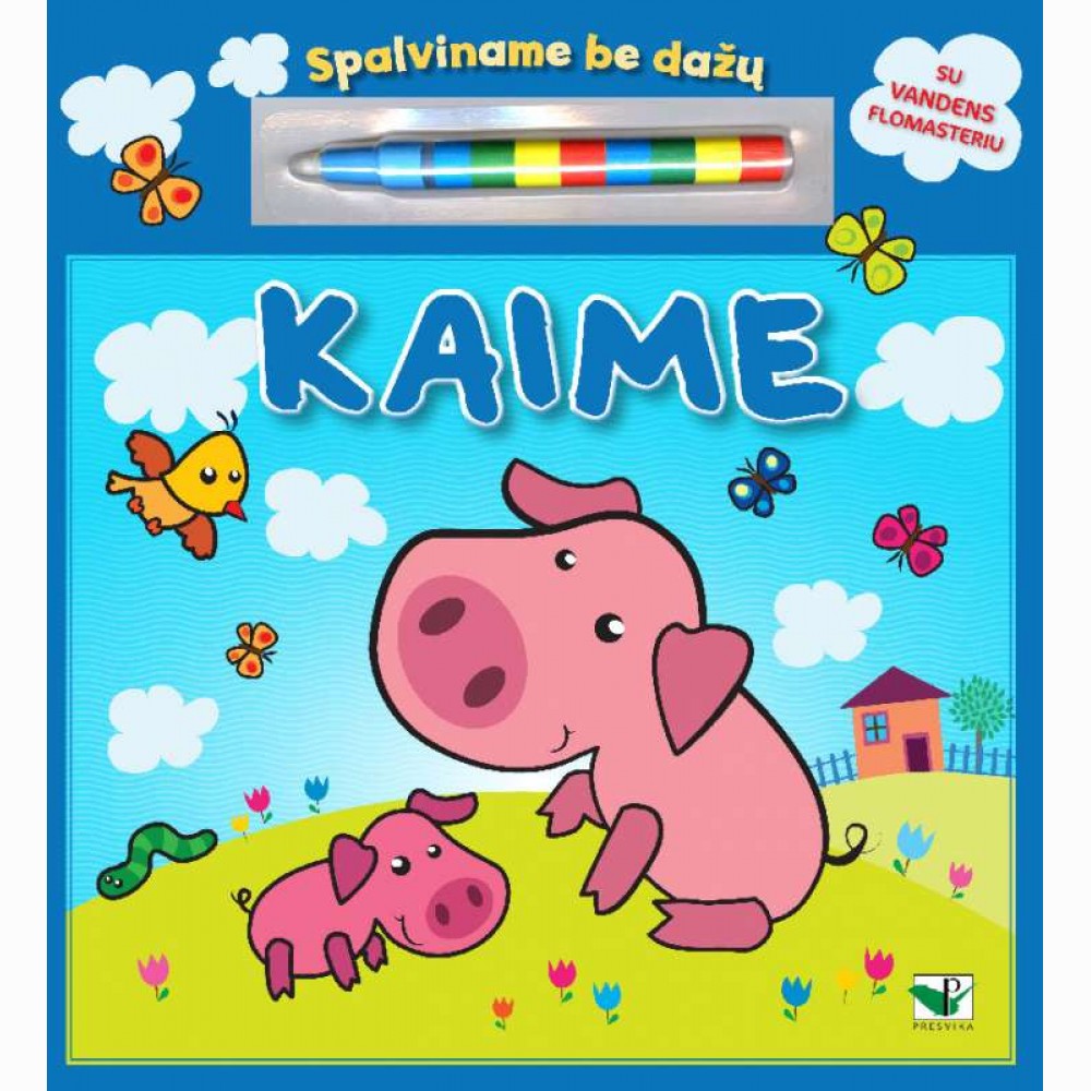 Spalviname be dažų. Kaime (x16) 