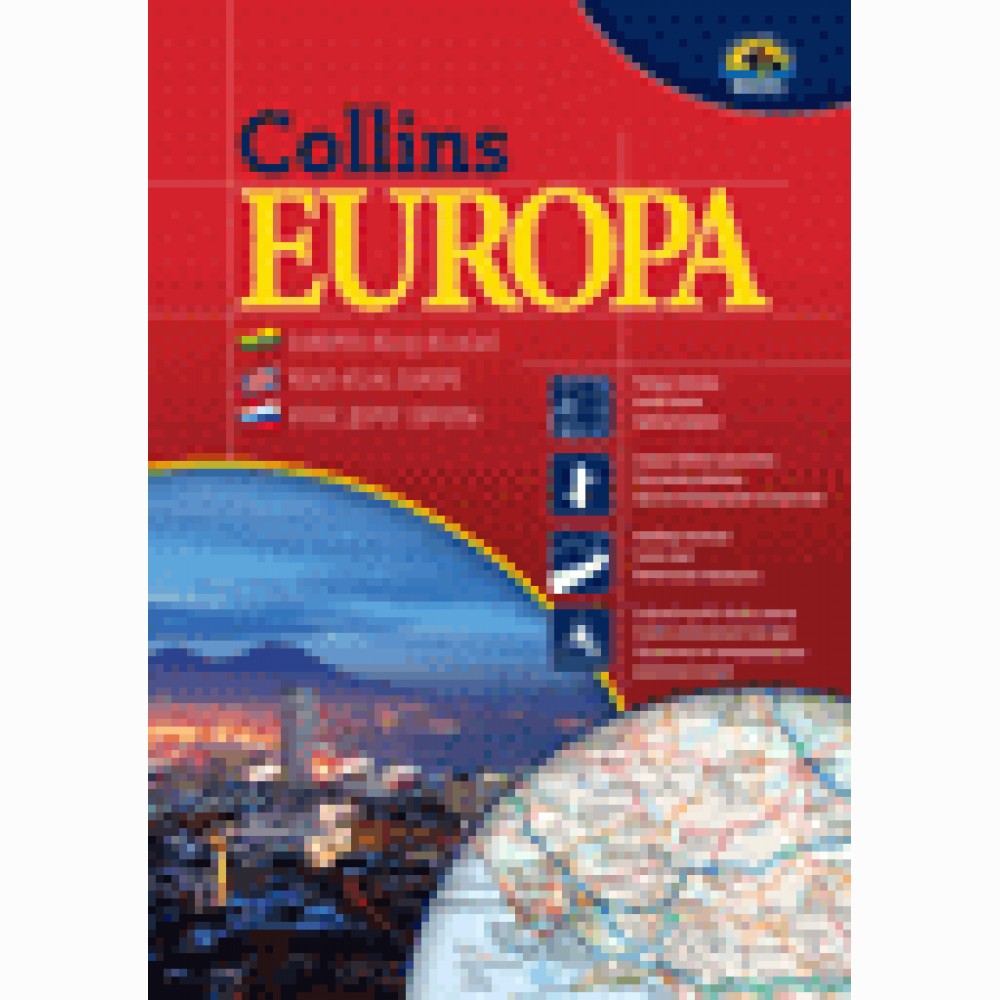 Collins EUROPA. Kelių atlasas, 1 : 2 000 000