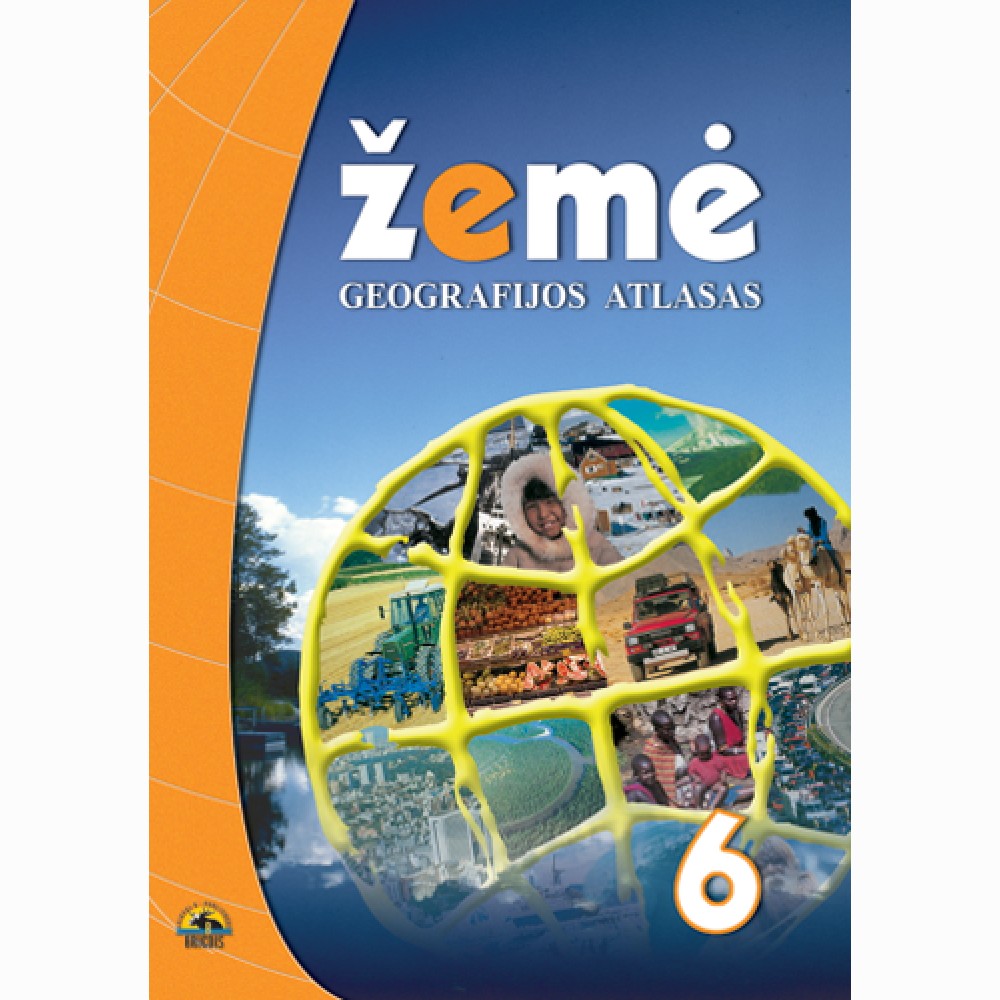 Žemė 6, geografijos atlasas 6 kl.     