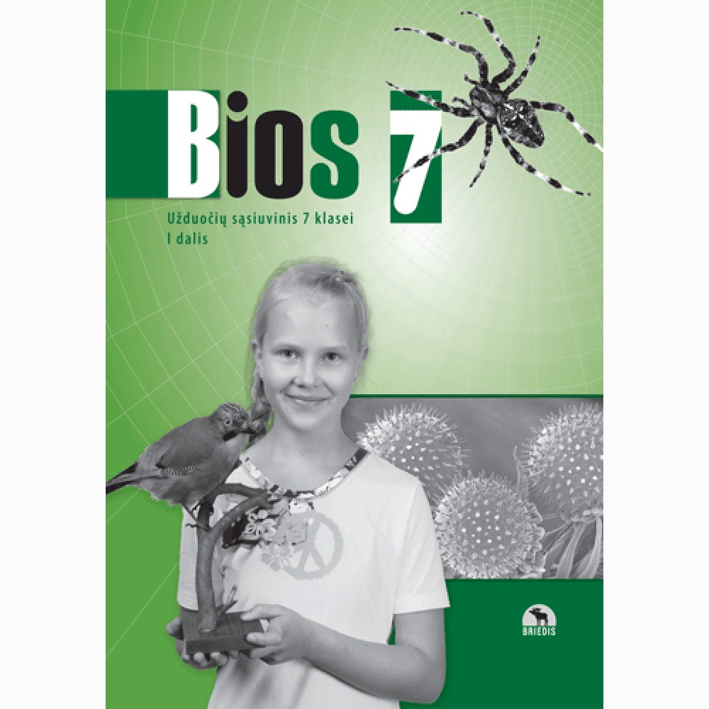 Bios 7. Biologijos užduočių sąsiuvinis 7 kl., I d. 