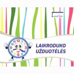 LAIKRODUKO UŽDUOTĖLĖS
