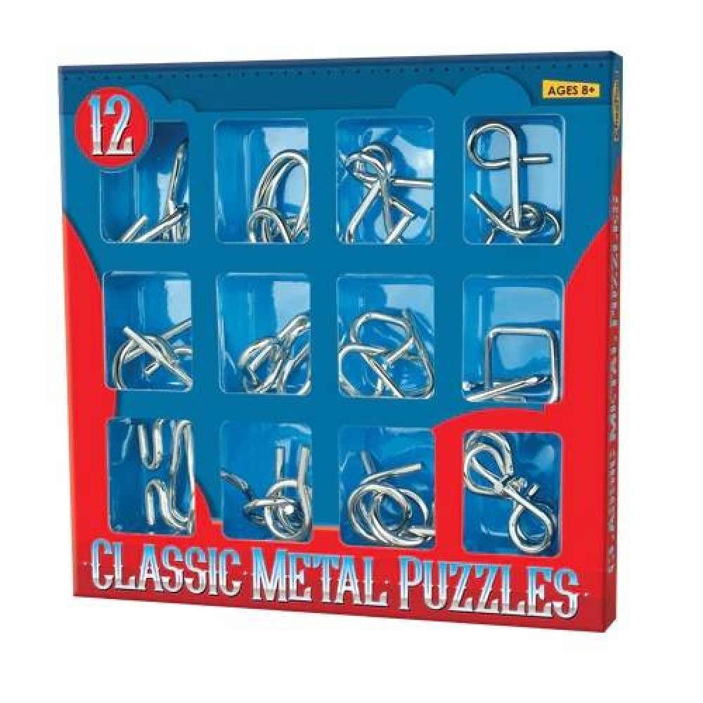 Metalinių galvosūkių rinkinys 12 vnt.