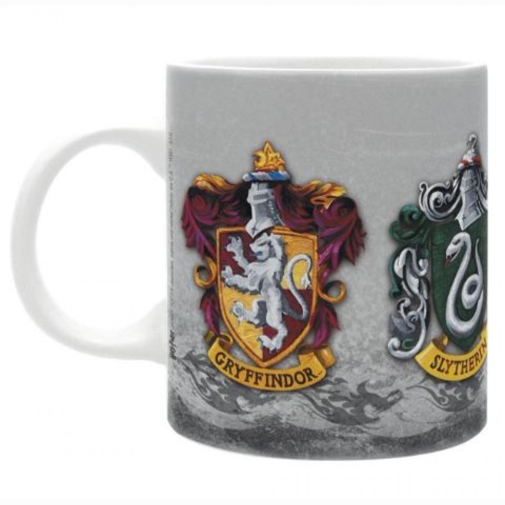 HARRY POTTER - Puodelis - 320 ml - The 4 Houses - subli