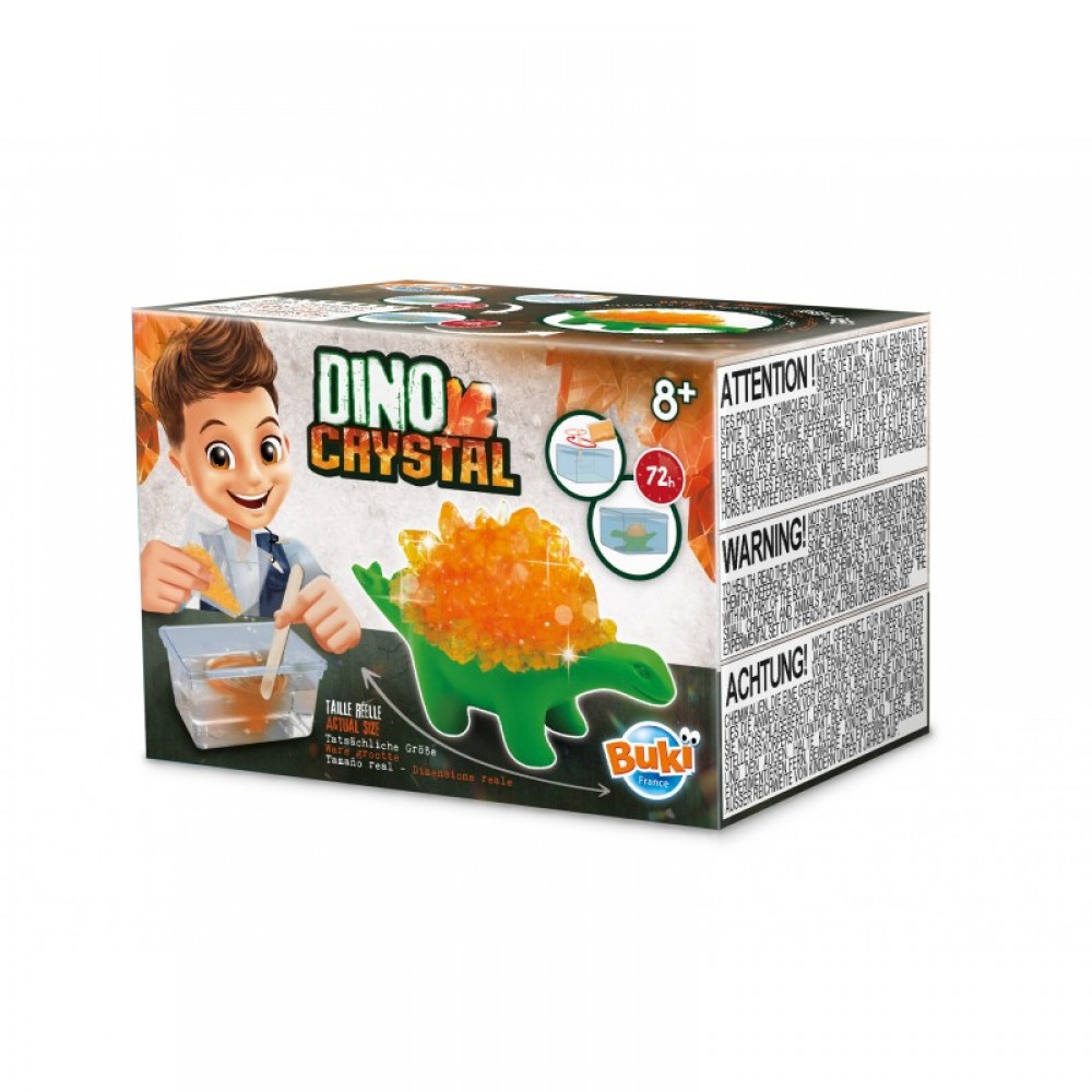 Kristalų auginimo rinkinys Dinozauras mini