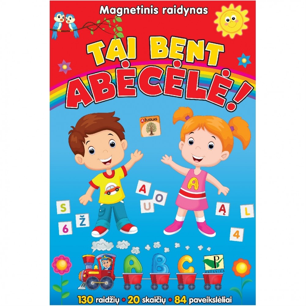Magnetinis raidynas. Tai bent abėcėlė!