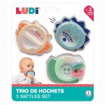 LUDI kūdikio barškučių rinkinys, Trio