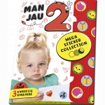 Man jau 2! Mega sticker collection 3 knygelės