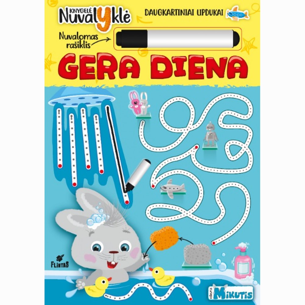 Kiškutis Mikutis. Nuvalyklė. Gera diena