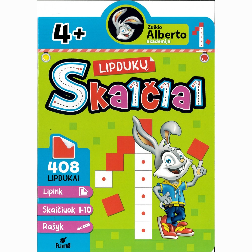 Zuikio Alberto akademija. Lipdukų skaičiai