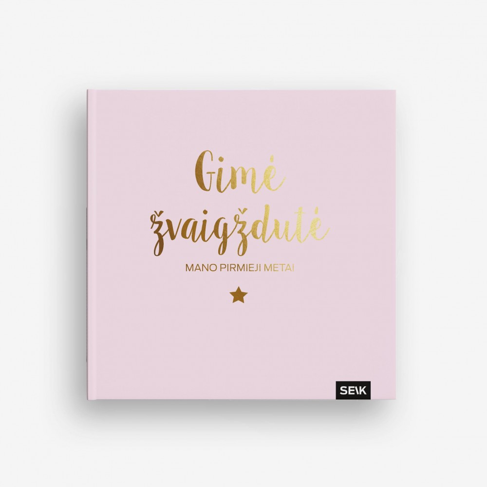 Gimė žvaigždutė - mano pirmieji metai (rožinė)