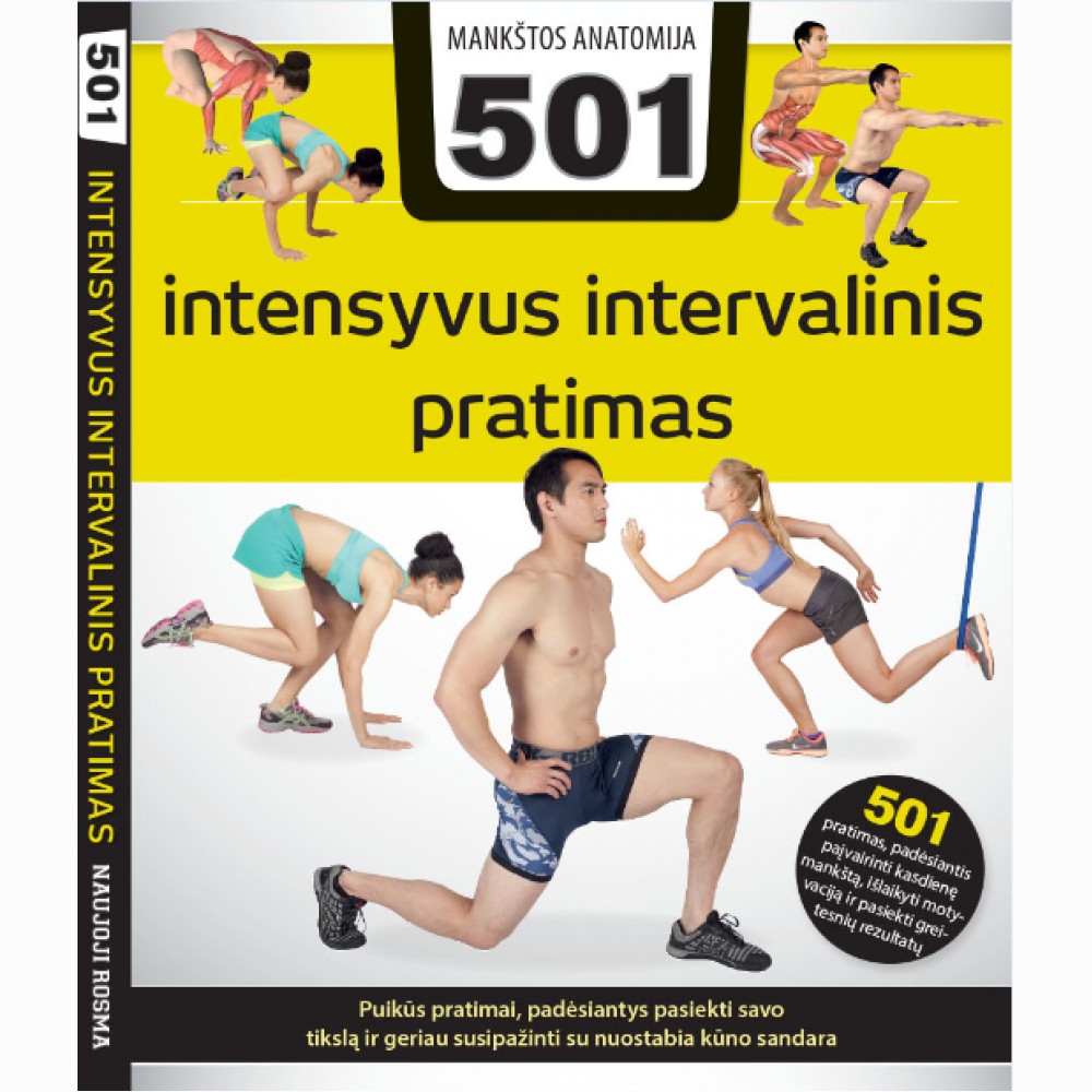 501 intensyvus intervalinis pratimas. Mankštos anatomija