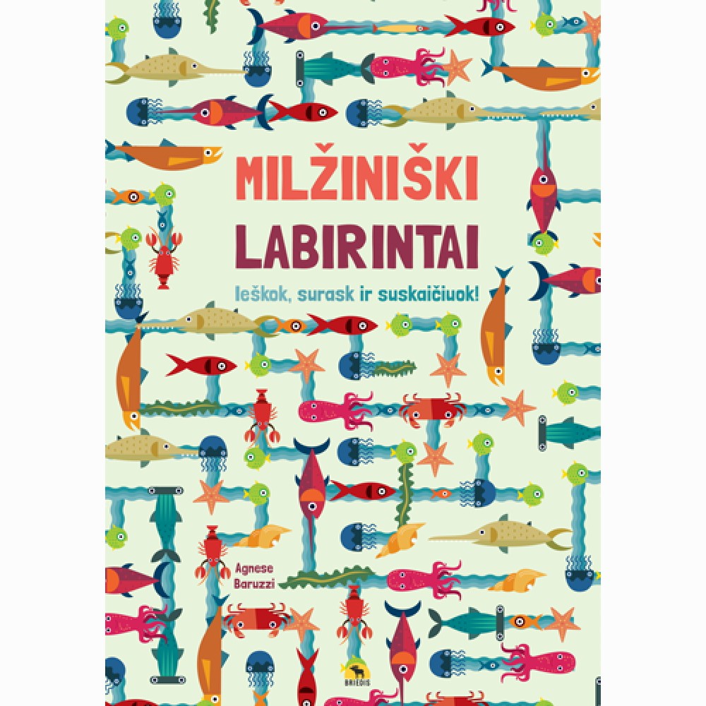 Milžiniški labirintai. Ieškok, surask ir suskaičiuok!