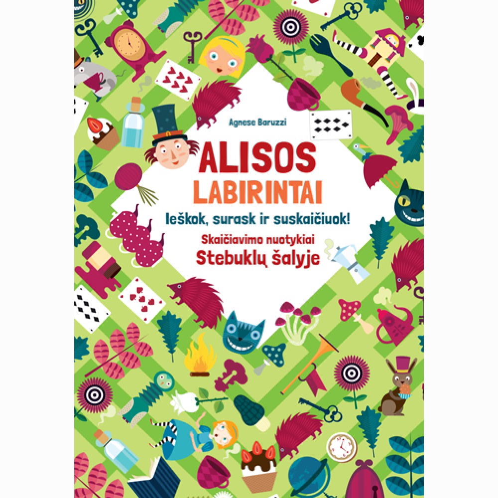 Alisos labirintai. Ieškok, surask ir suskaičiuok!