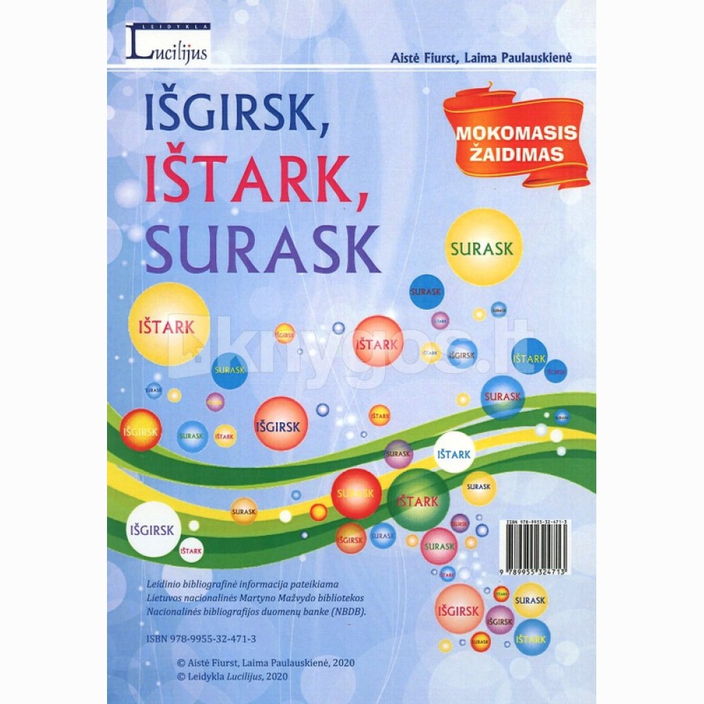 Žaidimas IŠGIRSK, IŠTARK, SURASK
