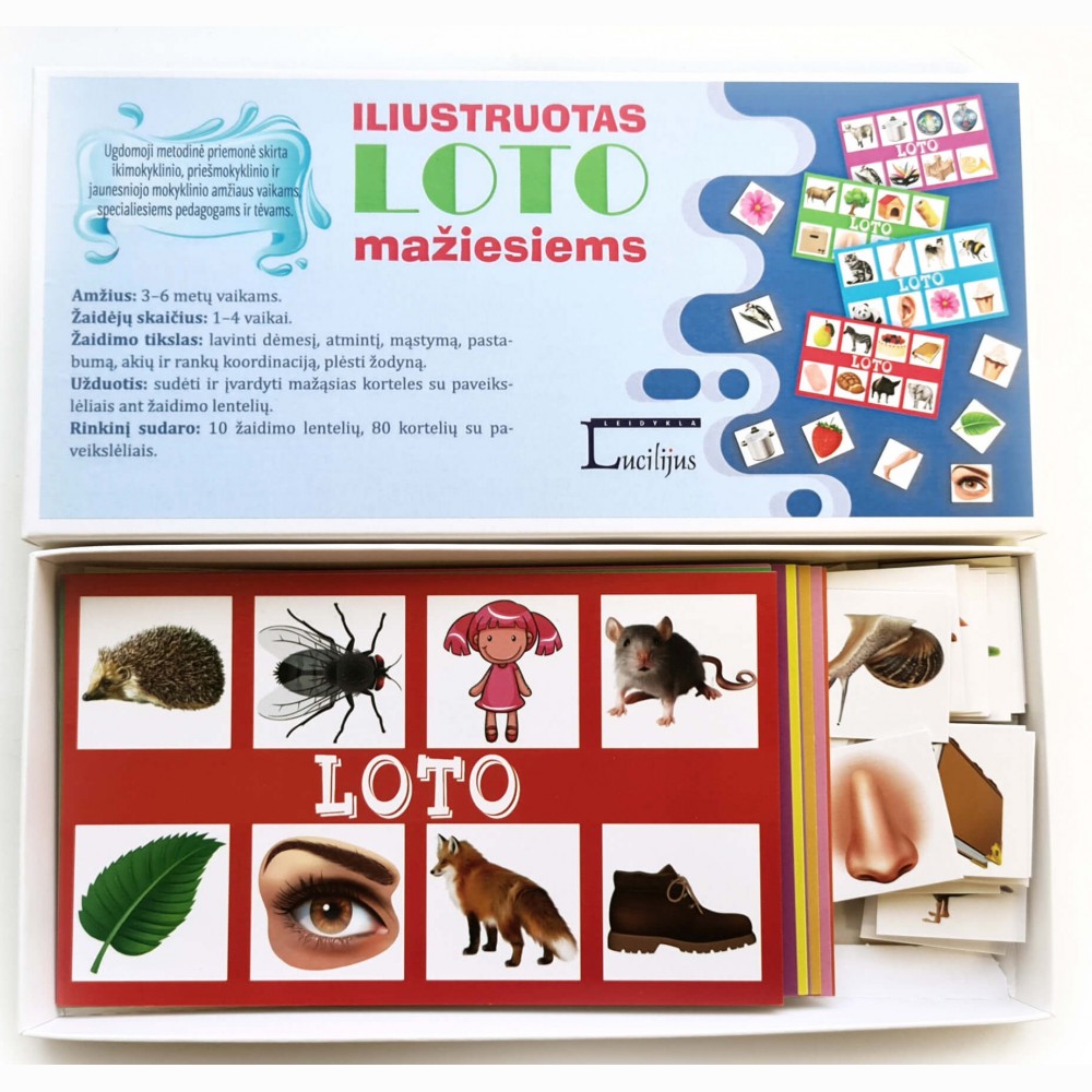 Iliustruotas lotto mažiesiems