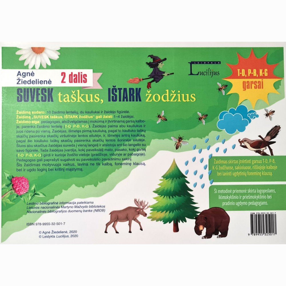 SUVESK taškus, IŠTARK žodžius. 2 dalis
