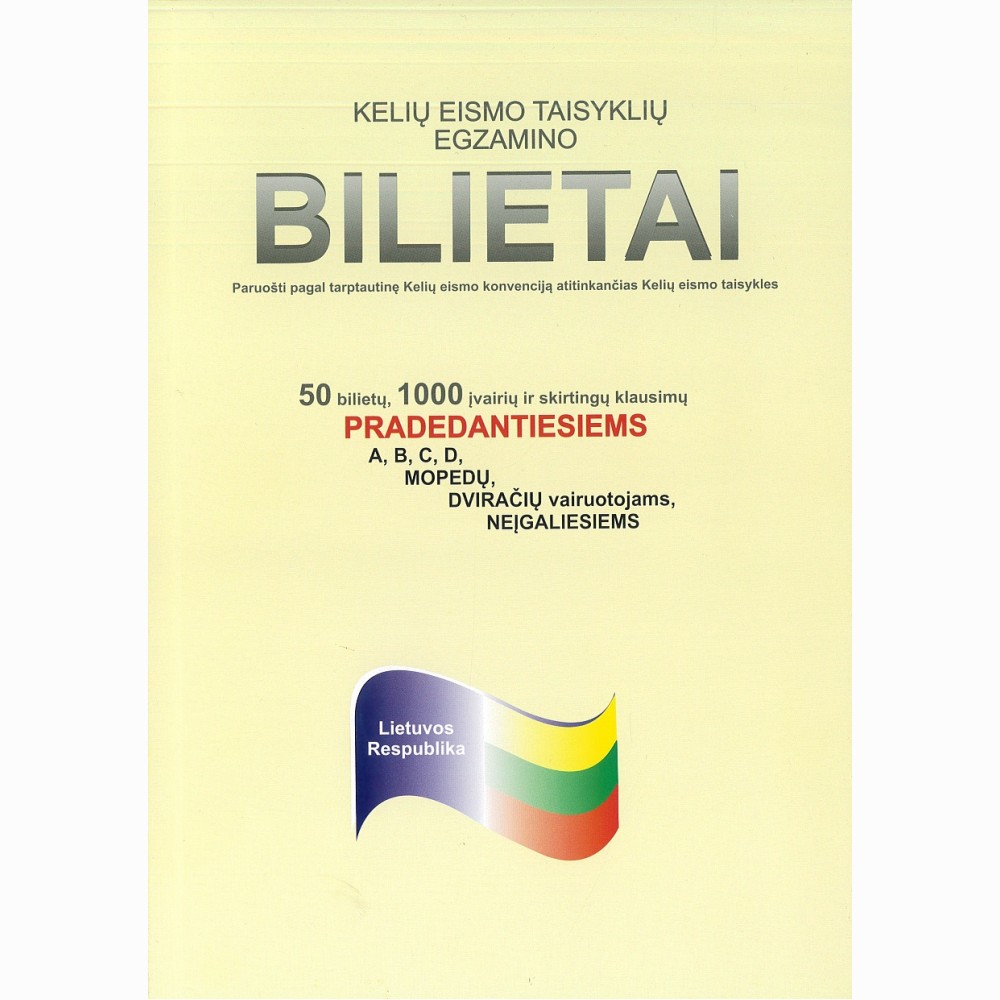 Kelių eismo taisyklių egzamino bilietai