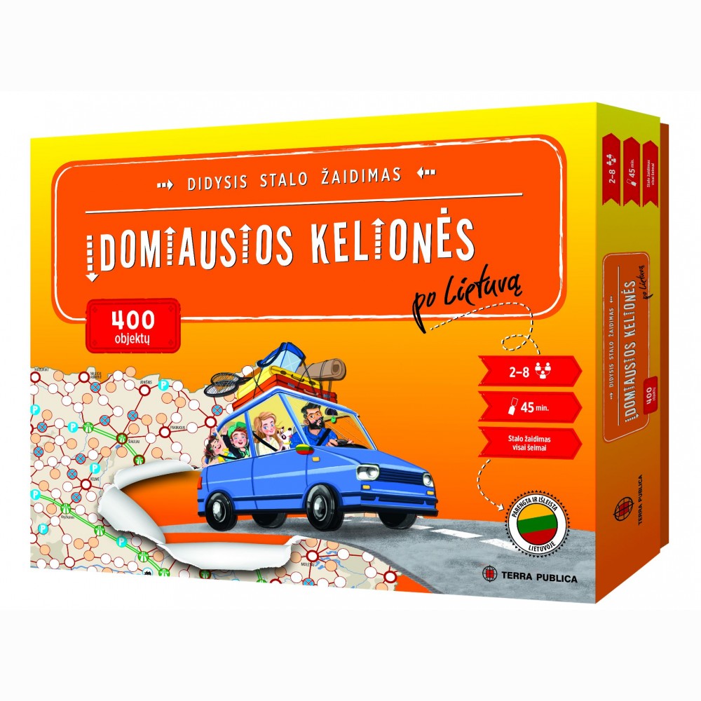 Įdomiausios kelionės po Lietuvą. Didysis stalo žaidimas