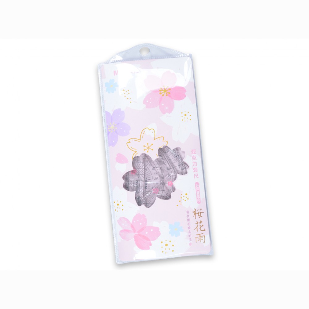 Liniuočių rinkinys M&G Sakura Time 15cm