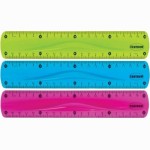 Plastikinės lanksčios liniuotės 20 cm