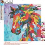 Deimantinė mozaika   Horse 30x30cm