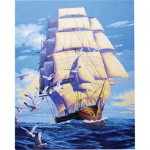 Tapyba pagal skaičius 40x50x1,5 LAIVAS 89685