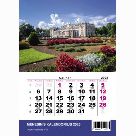 Kal. 2025 mėnesinis O-press /4 rūšys/