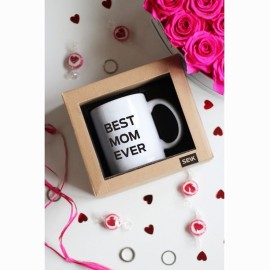 Originalaus dizaino puodelis - „Best mom ever“