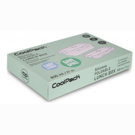 Silikoninė pietų dėžutė COOLPACK, 800 ml, mėtinės žalios spalvos