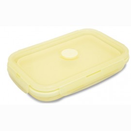 Silikoninė pietų dėžutė COOLPACK, 800 ml, pastelinės geltonos spalvos