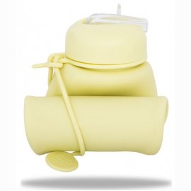 Silikoninė gertuvė COOLPACK, 600 ml, pastelinės geltonos spalvos
