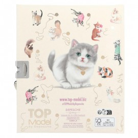 Top Model dienoraštis su užraktu Kitty