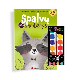 Užduočių knygelė Kambariai + akvarelė