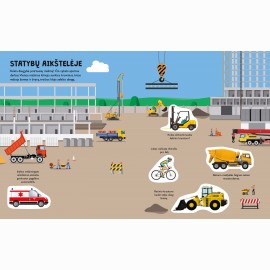 Transporto priemonės. Smagi knygelė su magnetukais