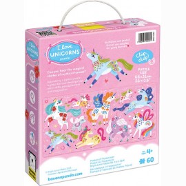 Dėlionė I Love Unicorns Puzzle 4+