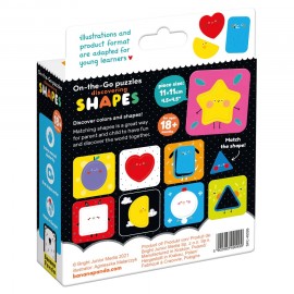 Lavinamasis žaidimas On-the-Go Puzzle Discovering Shapes 18m+