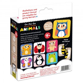 Lavinamasis žaidimas On-the-Go Puzzle Halves Animals 18m+