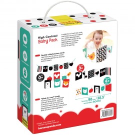 Lavinamasis rinkinys kūdikiui High Contrast Baby Pack 0+/3m+/6m+