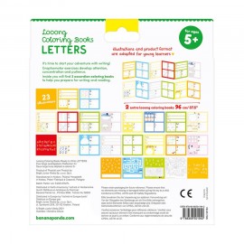 Spalvinimo kortelės Looong Coloring Books: Ready to Write Letters 5+