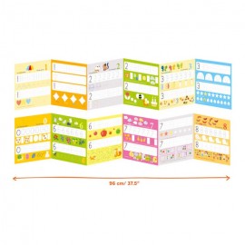 Spalvinimo kortelės Looong Coloring Books: Ready to Write Numbers 5+